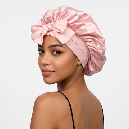 Lustre Night – 100% Mulberry Silk Sleep Bonnet | Double-Layer | 16 Momme