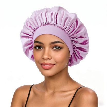 Lustre Night – 100% Mulberry Silk Sleep Bonnet | Double-Layer | 16 Momme