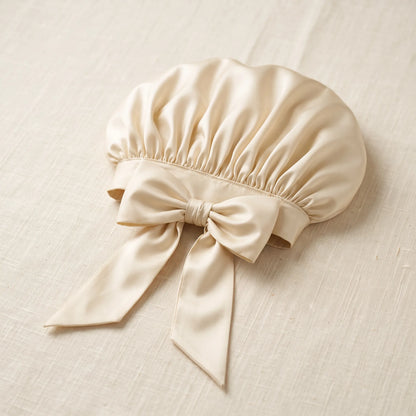 Lustre Night – 100% Mulberry Silk Sleep Bonnet | Double-Layer | 16 Momme