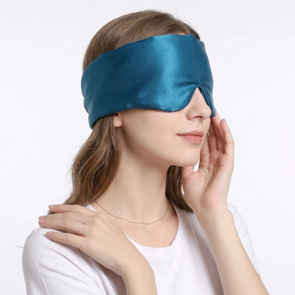 Lustre Night – 100% Mulberry Silk Sleep Mask | Double-Layer | Adjustable Fit