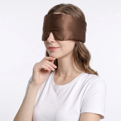 Lustre Night – 100% Mulberry Silk Sleep Mask | Double-Layer | Adjustable Fit