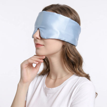 Lustre Night – 100% Mulberry Silk Sleep Mask | Double-Layer | Adjustable Fit