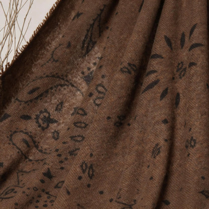 Heritage Paisley – 100% Cashmere Square Scarf | 26-Count Knit | 110g