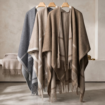 Hampton Heritage – 100% Lambswool Shawl Wrap | 630g