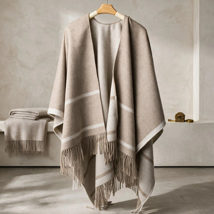 Hampton Heritage – 100% Lambswool Shawl Wrap | 630g