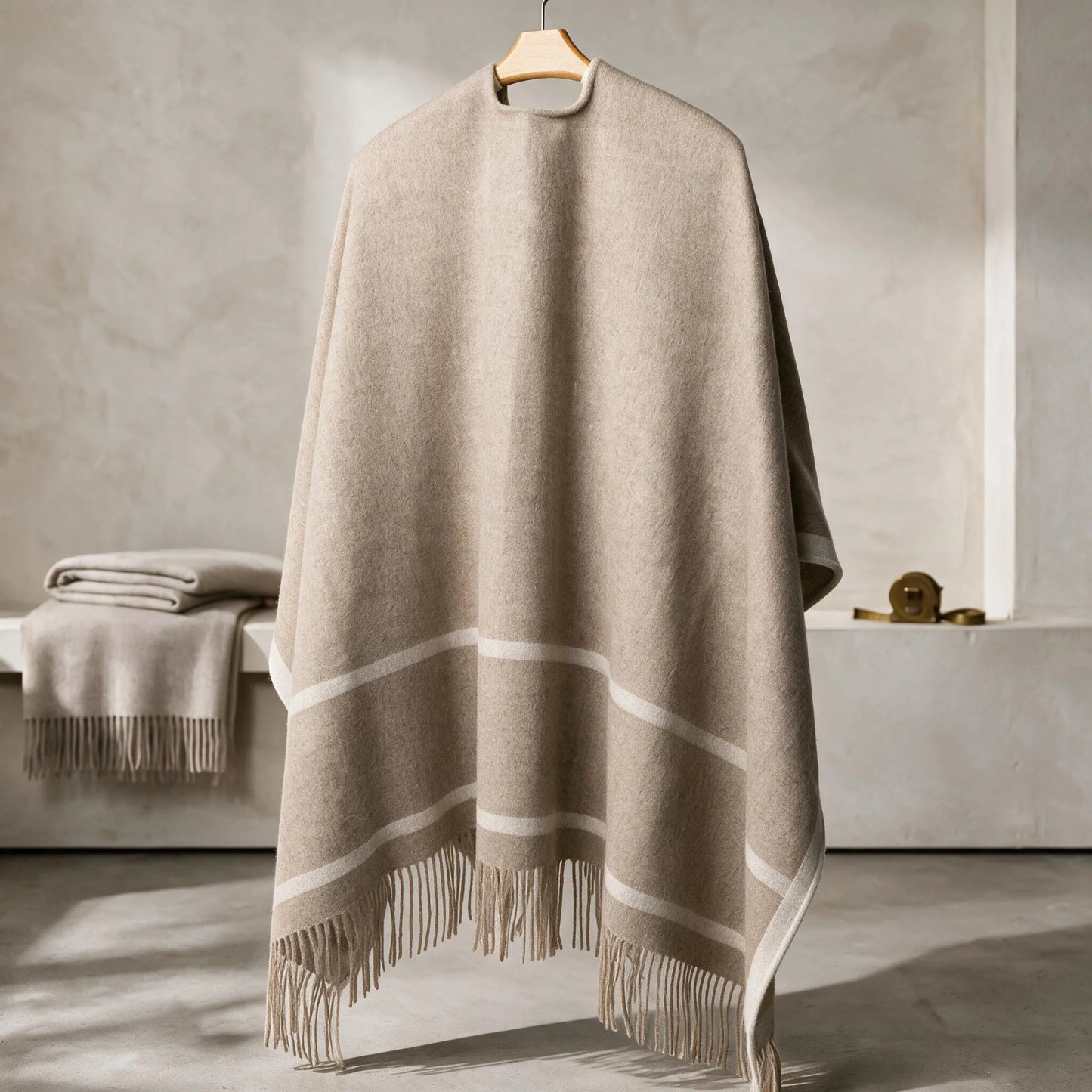 Hampton Heritage – 100% Lambswool Shawl Wrap | 630g