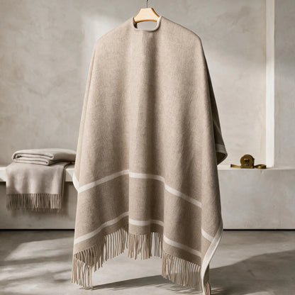Hampton Heritage – 100% Lambswool Shawl Wrap | 630g