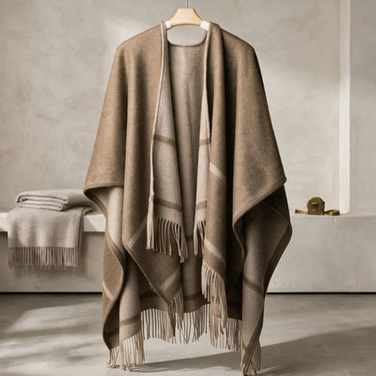 Hampton Heritage – 100% Lambswool Shawl Wrap | 630g