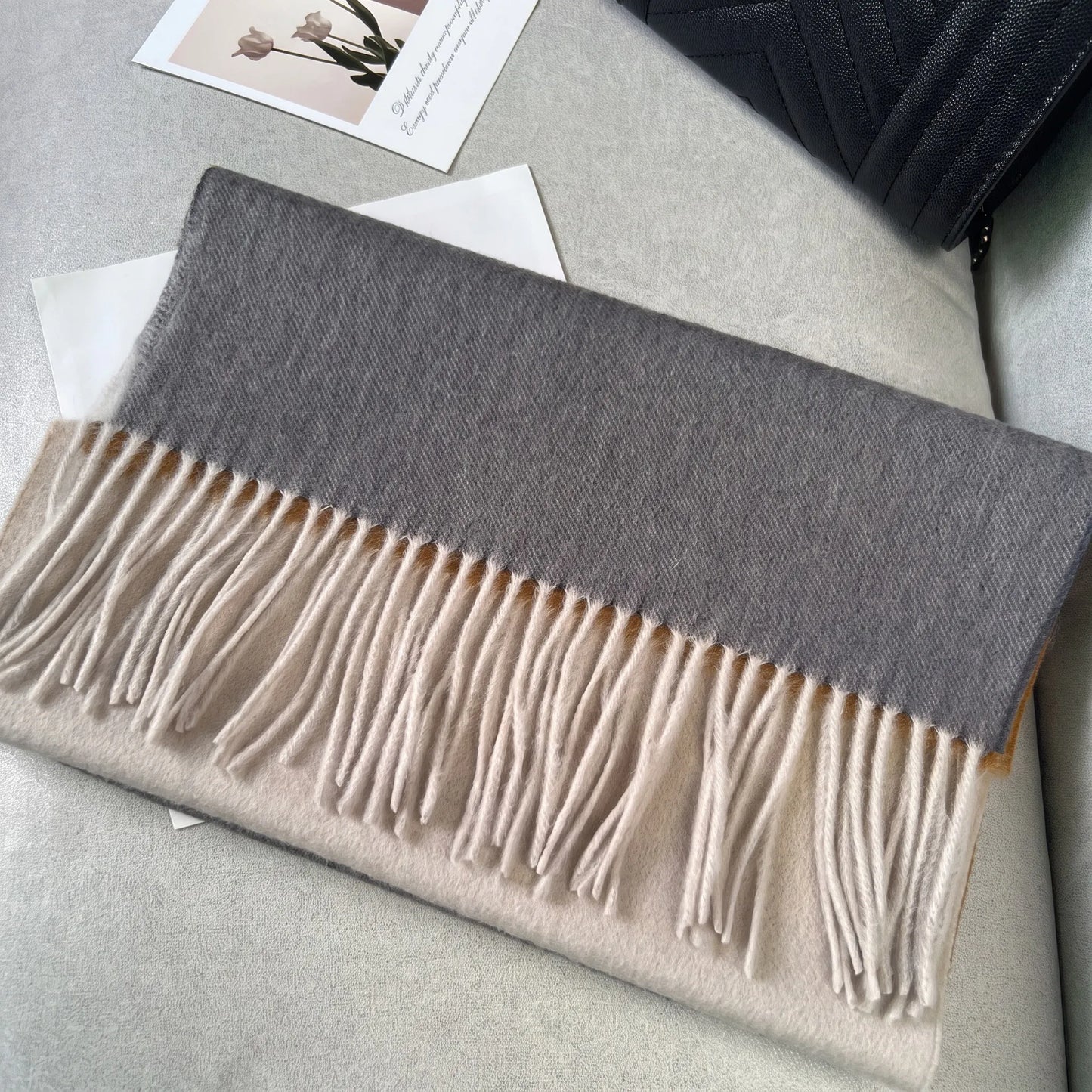 Aurelia Gradient – 100% Australian Wool Scarf | 15-Micron | 190g