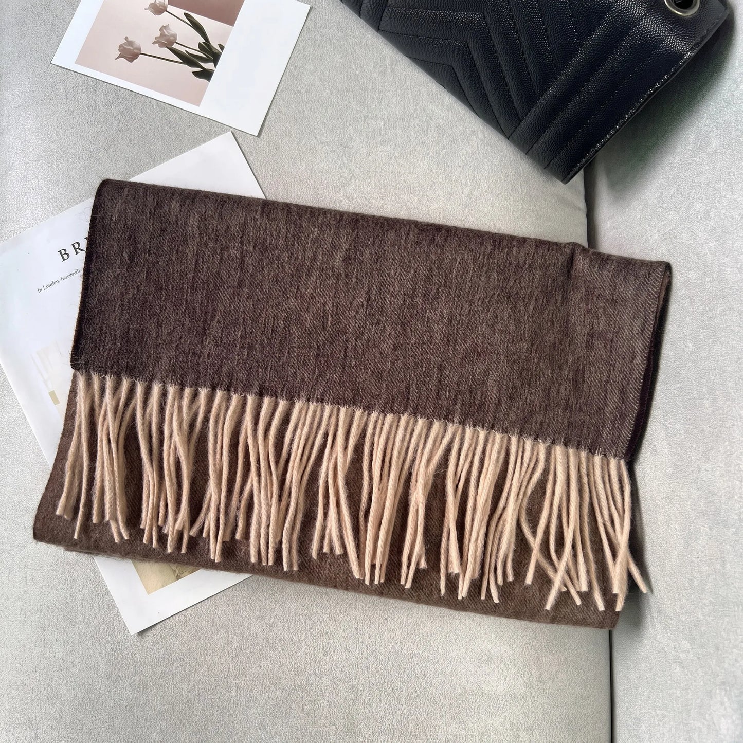 Aurelia Gradient – 100% Australian Wool Scarf | 15-Micron | 190g
