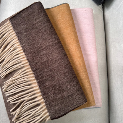 Aurelia Gradient – 100% Australian Wool Scarf | 15-Micron | 190g