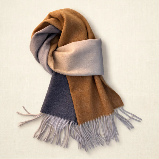 Aurelia Gradient – 100% Australian Wool Scarf | 15-Micron | 190g