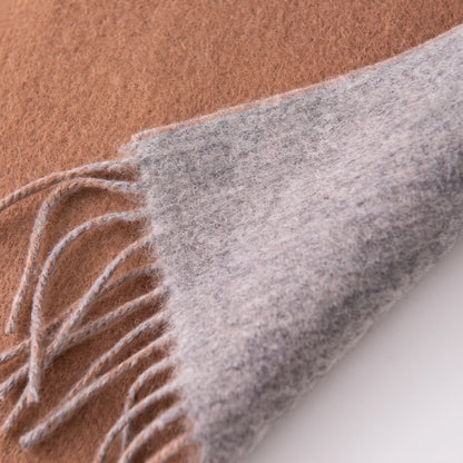 Liora Duo – Double-Sided 100% Wool Scarf | 160g