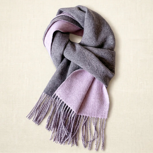 Lennox Contrast – 100% Australian Wool Scarf