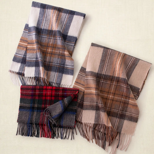 Regent Check – 100% Cashmere Scarf | 120g
