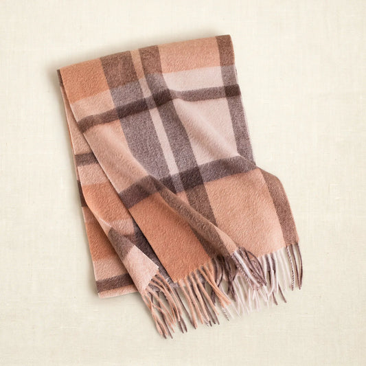 Mayfair Check – 100% Cashmere Scarf | 120g