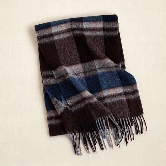 Chelsea Check – 100% Cashmere Scarf | 120g