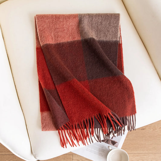 Belgravia Check – 100% Cashmere Scarf | 120g