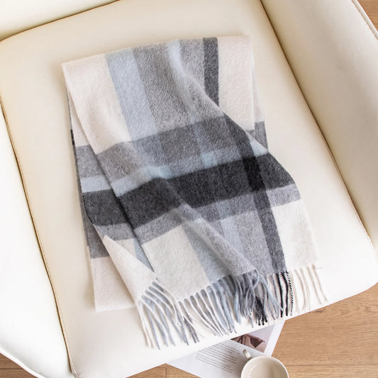 Kensington Check – 100% Cashmere Scarf | 120g