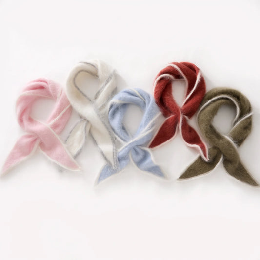 Brompton – Brushed 100% Cashmere Triangle Scarf