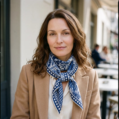 St James's Swan – Double-Sided 70% Wool 30% Silk Scarf