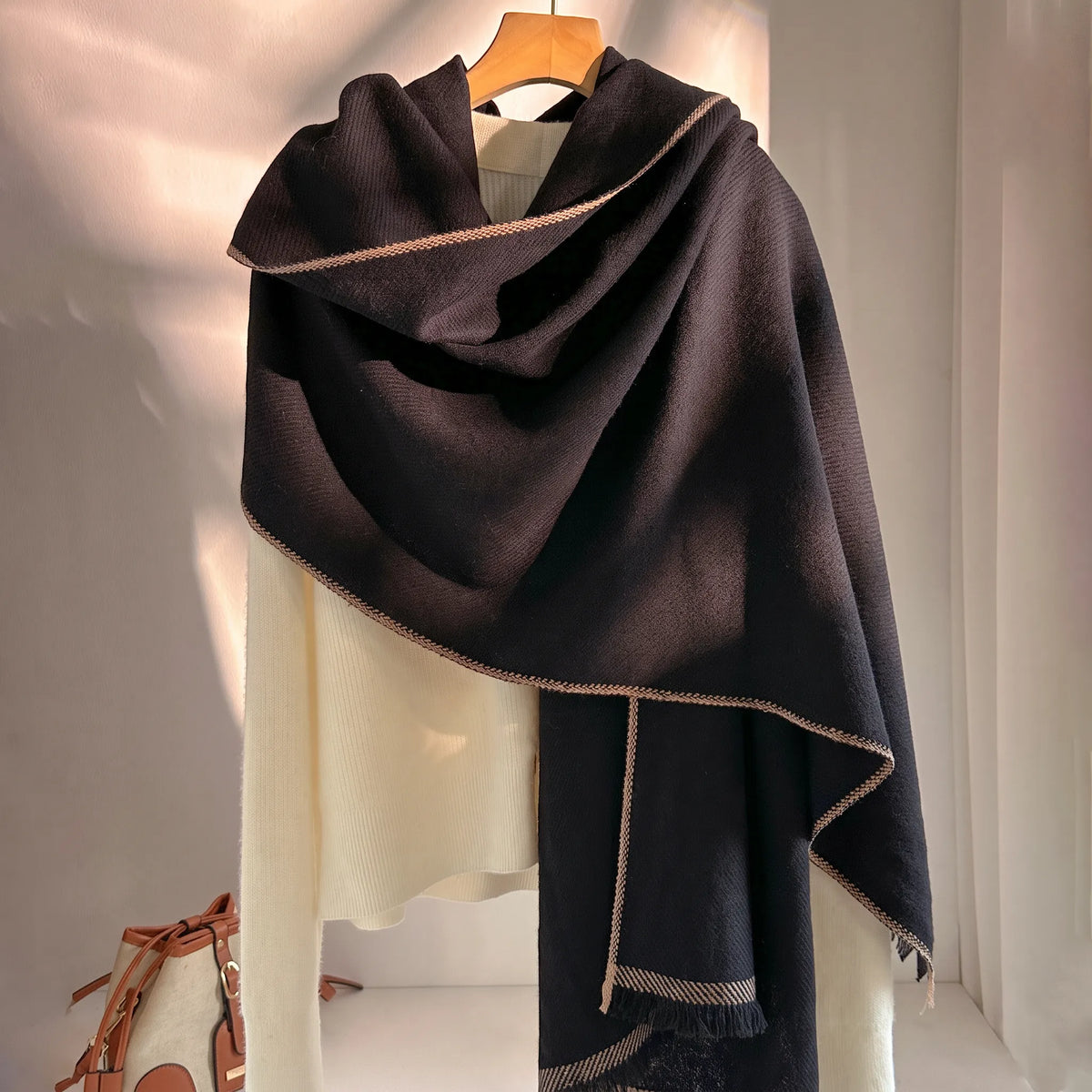 Bloomsbury Wool Wrap – 100% Wool Shawl Scarf
