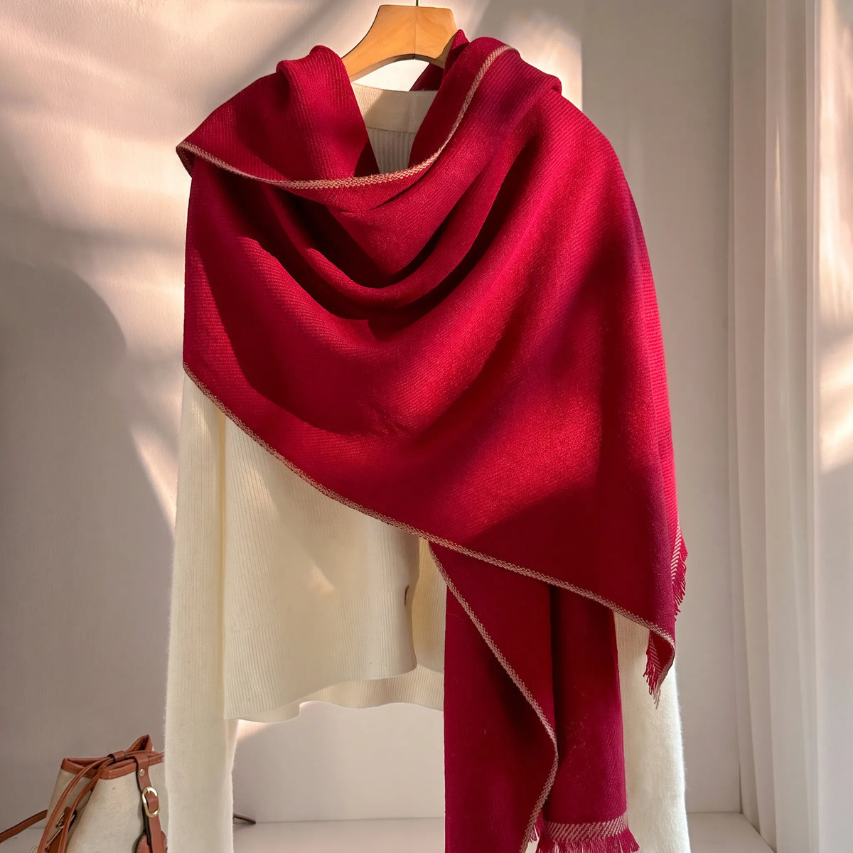 Bloomsbury Wool Wrap – 100% Wool Shawl Scarf