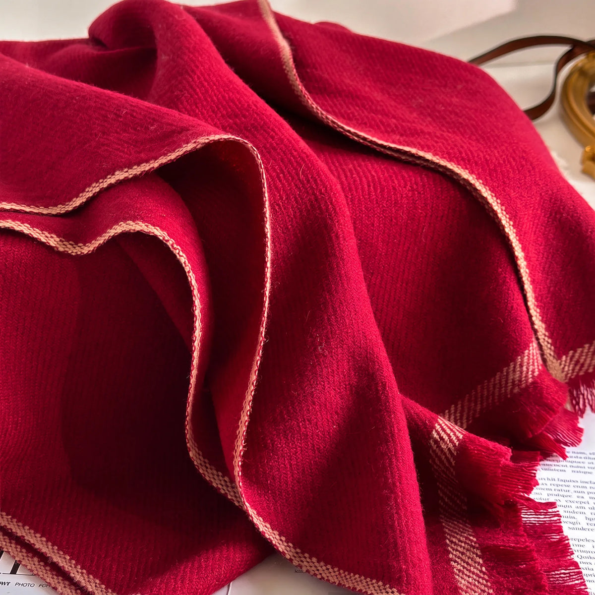 Bloomsbury Wool Wrap – 100% Wool Shawl Scarf