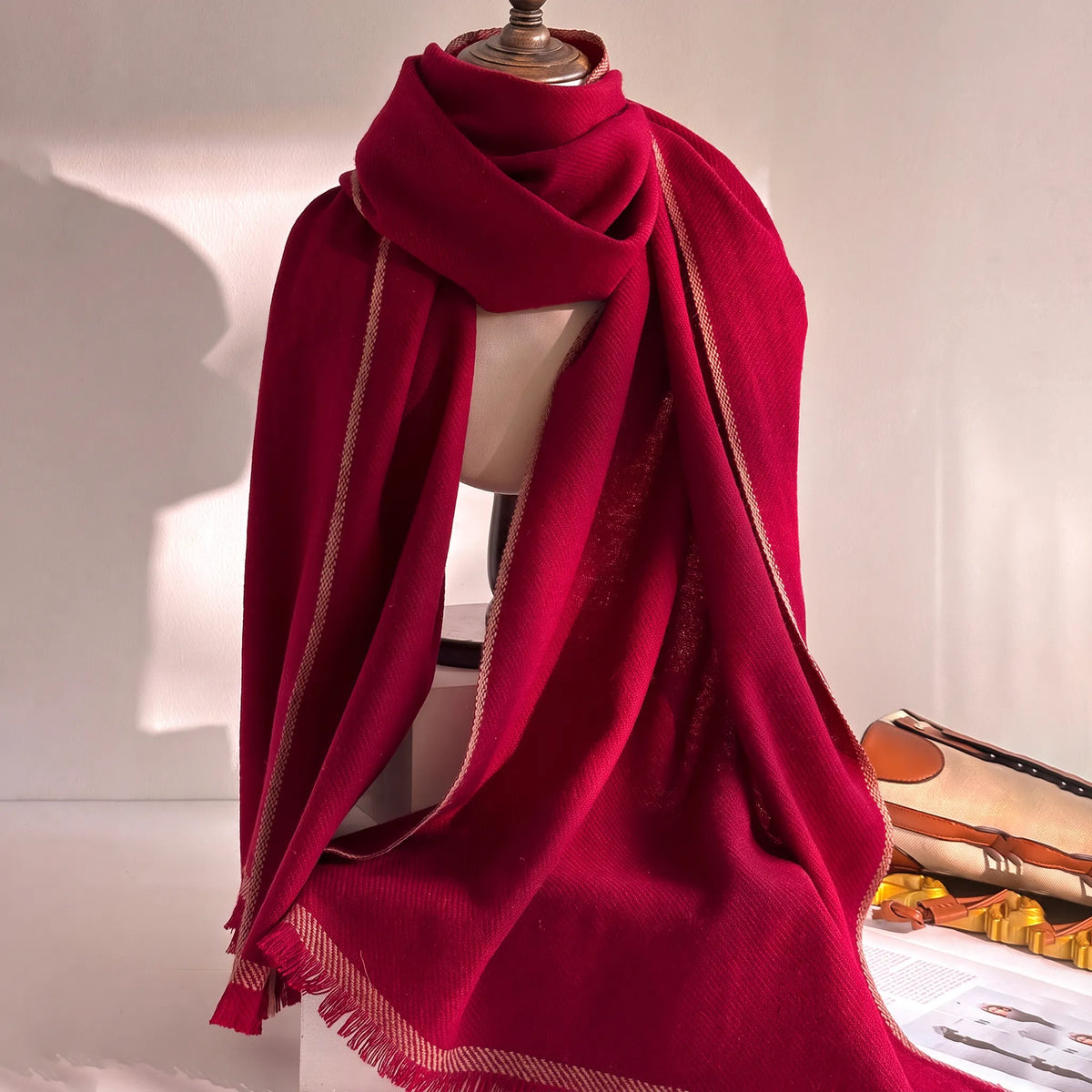 Bloomsbury Wool Wrap – 100% Wool Shawl Scarf