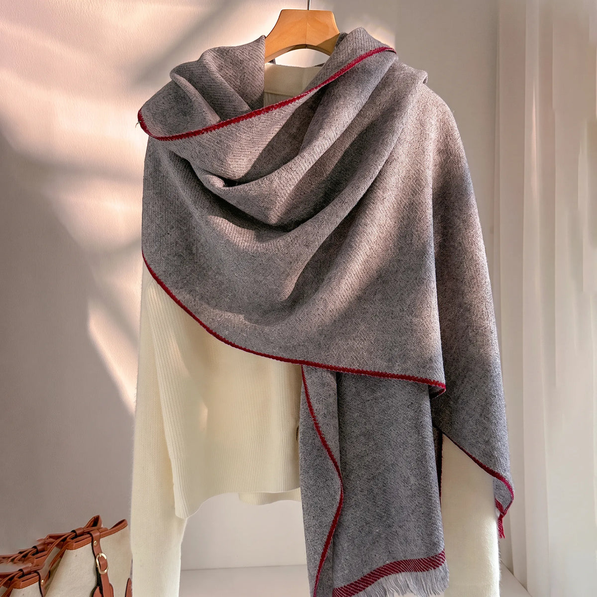 Bloomsbury Wool Wrap – 100% Wool Shawl Scarf