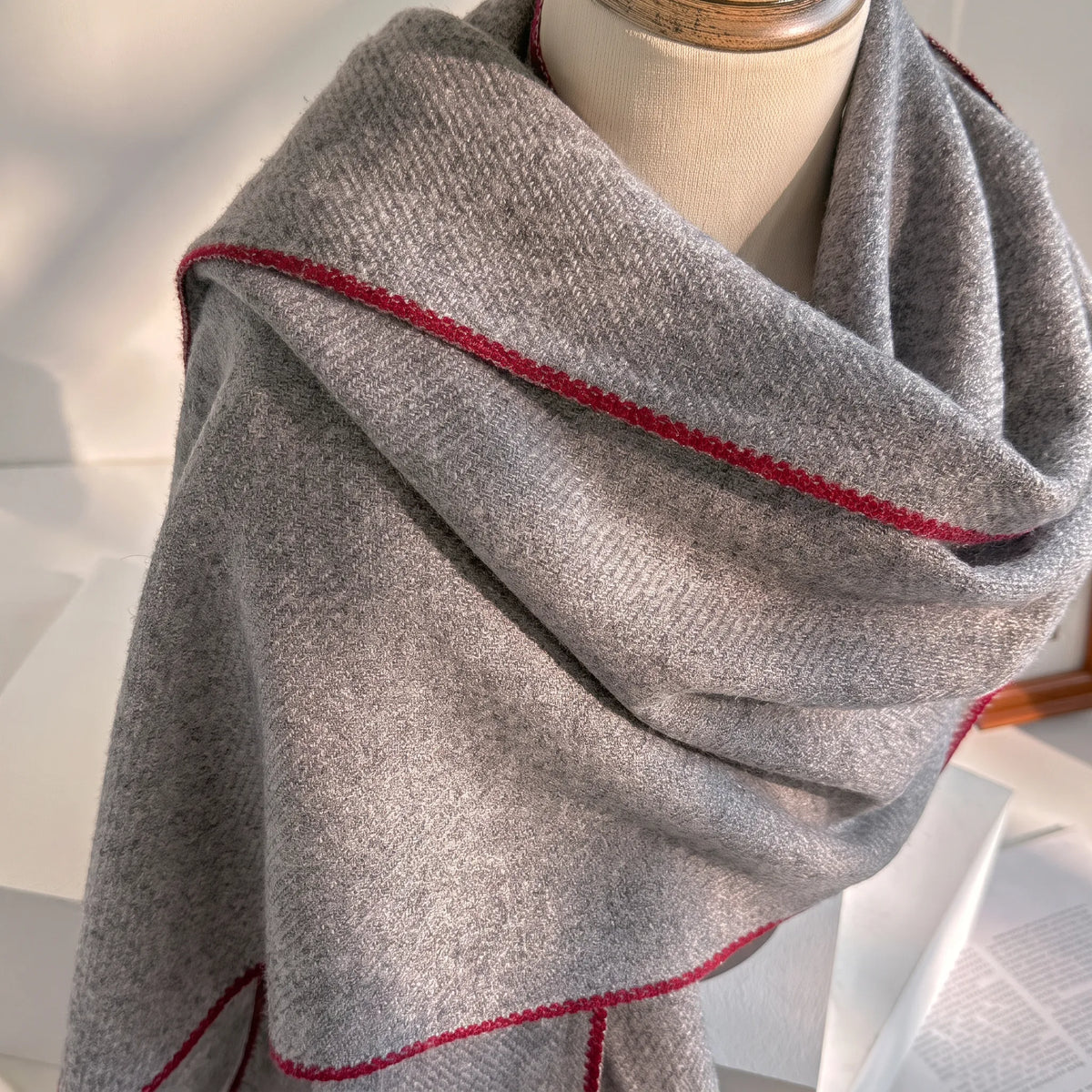Bloomsbury Wool Wrap – 100% Wool Shawl Scarf