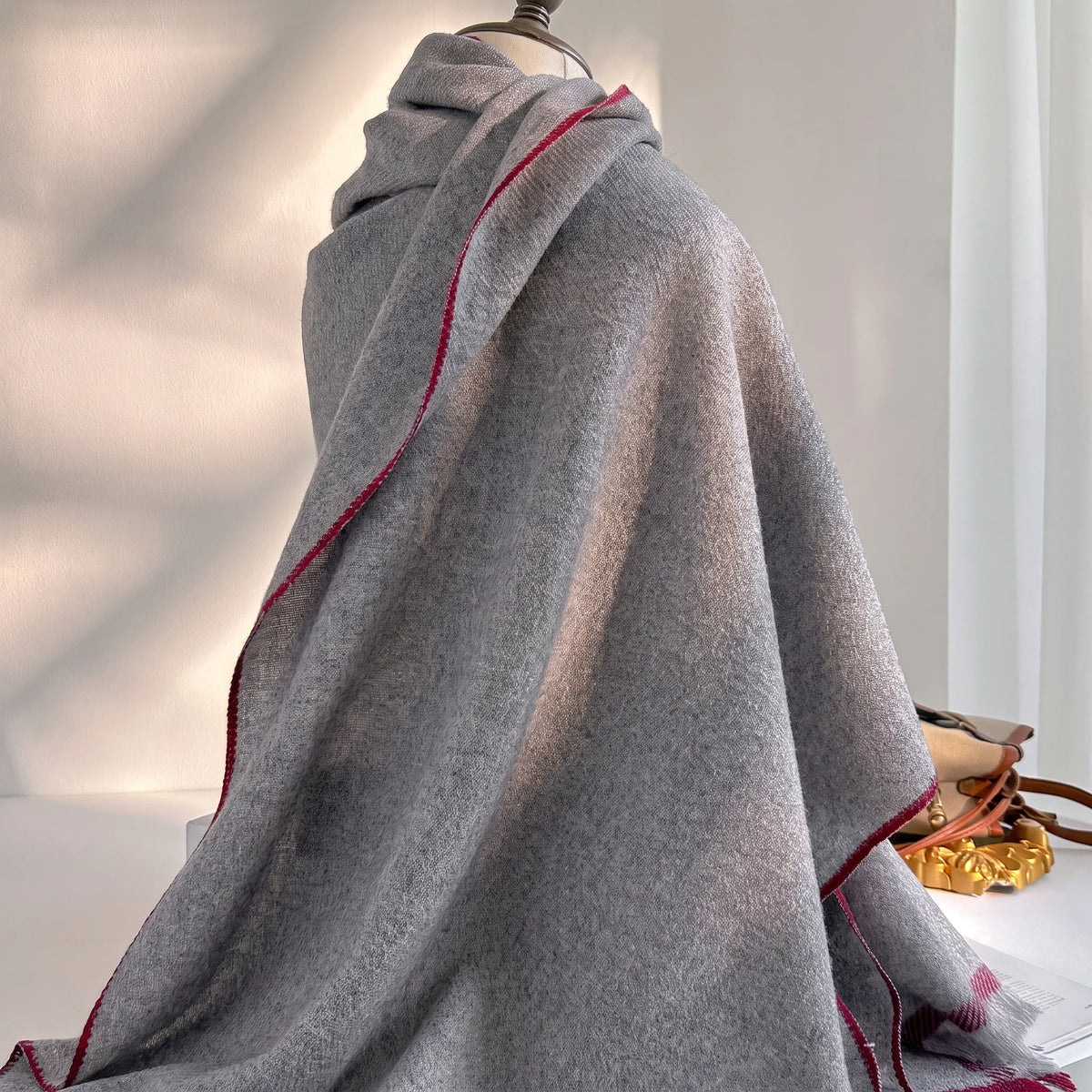 Bloomsbury Wool Wrap – 100% Wool Shawl Scarf