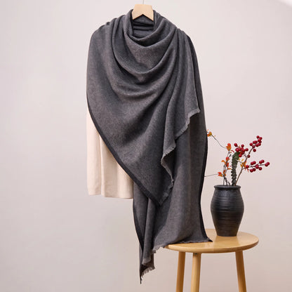 Marylebone Herringbone – 100% Cashmere Shawl Scarf