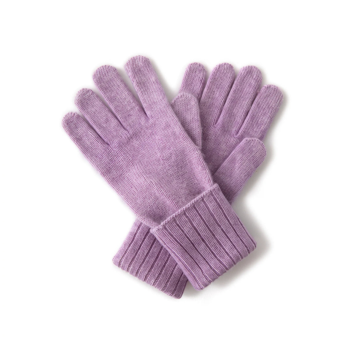 Fine Rib – 100% Cashmere Gloves | Ribbed Cuff