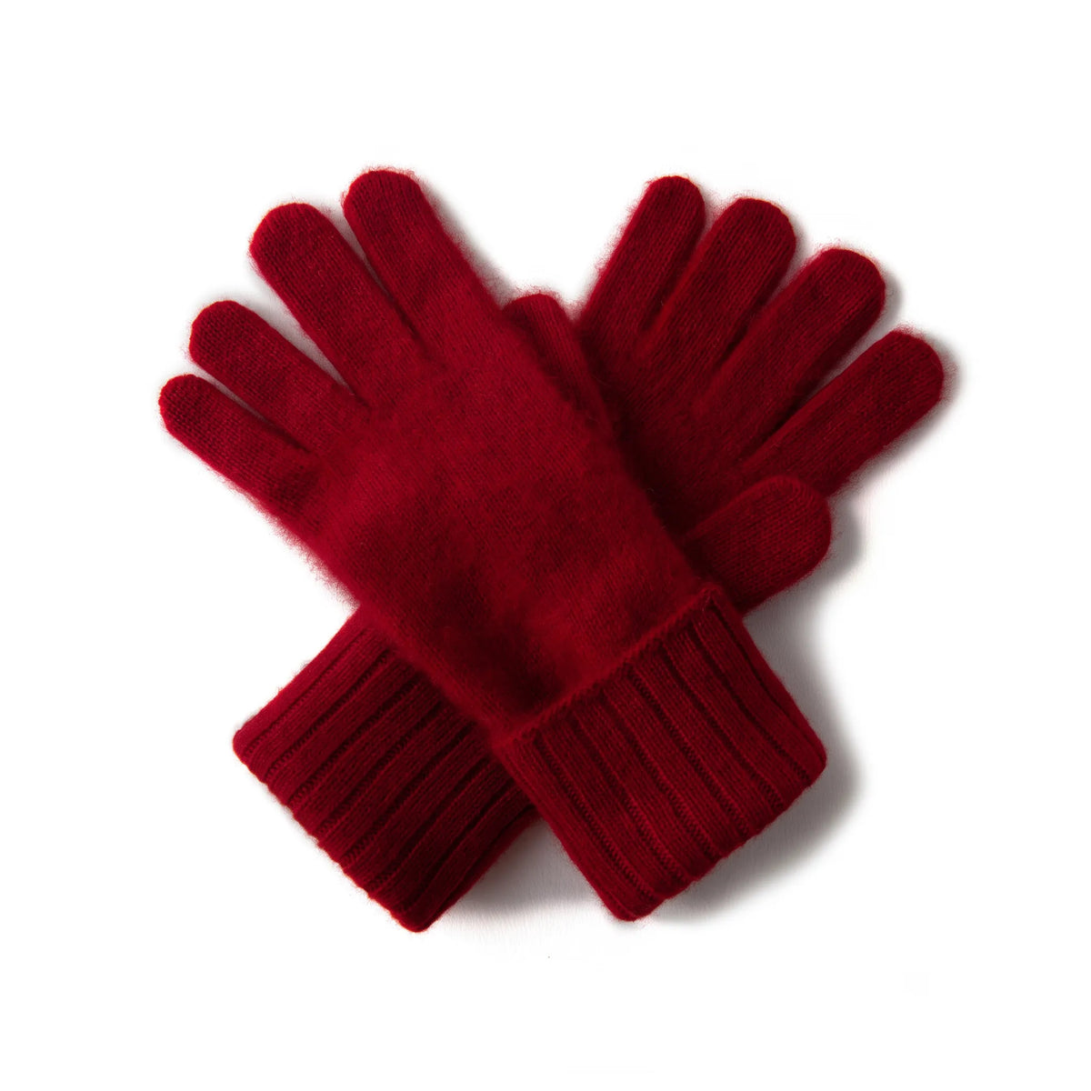 Fine Rib – 100% Cashmere Gloves | Ribbed Cuff